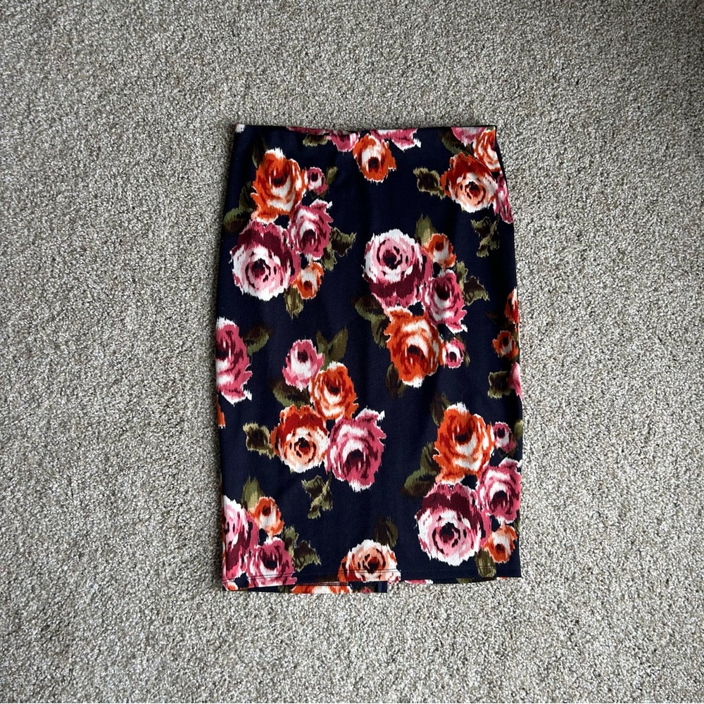 Floral Print Women's Skirt